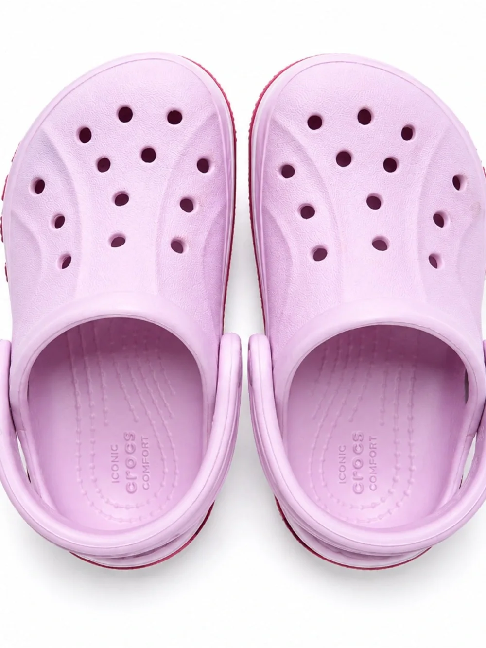 Crocs Kids Bayaband Clogs Pink Candy Pink Toddler Size C5